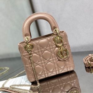 Dior Mini Lady Dior Bag Calfskin